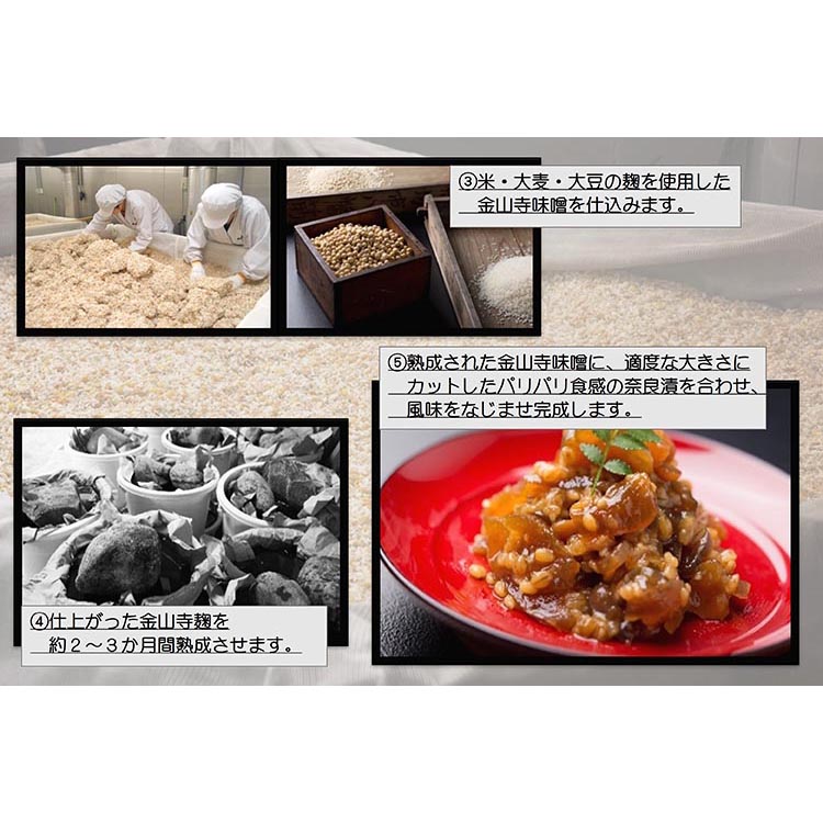 【定期便/2か月ごと/全5回】紀州金山寺漬贅沢三昧（350g×2）