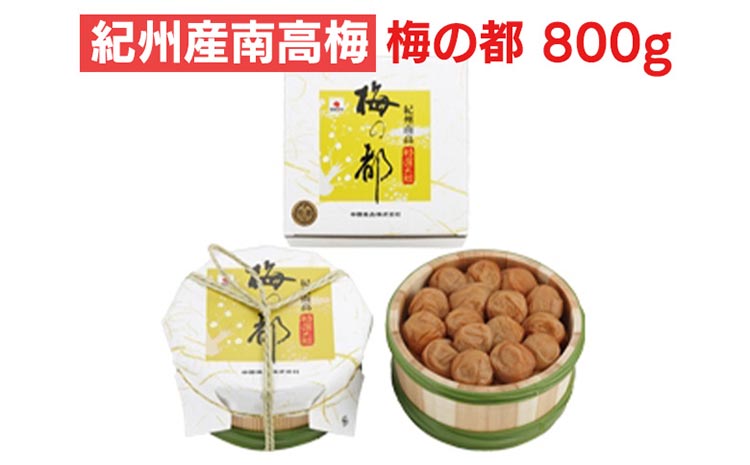 紀州産南高梅 梅の都 800g