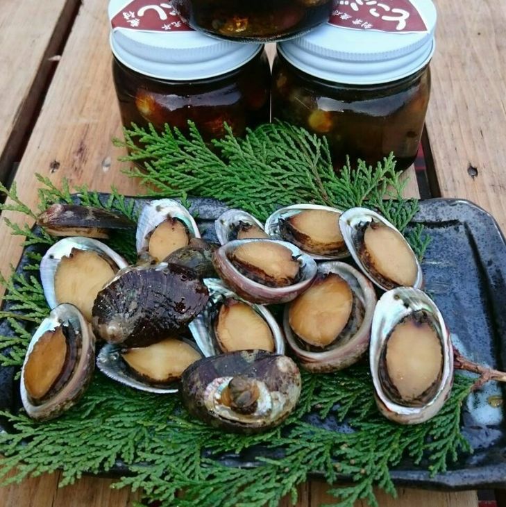 自家製とこぶし（ナガレコ）煮付け（130g×3）
※なくなり