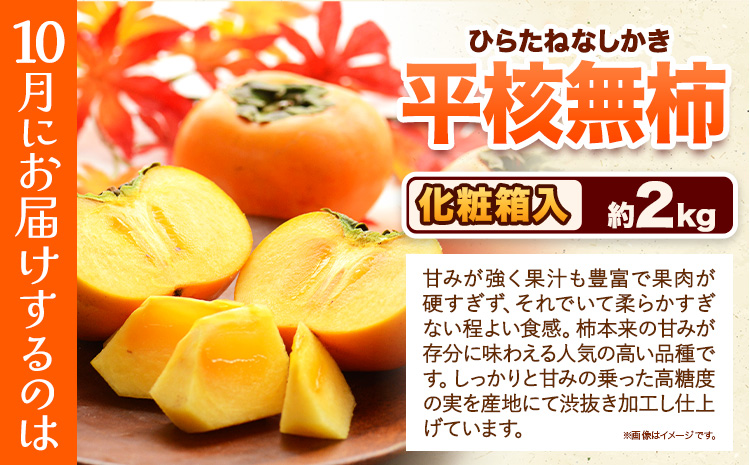 【発送月固定定期便】フルーツセット 果物セット(すいか 桃 ひらたねなし柿)【全３回】 魚鶴商店《6月中旬-10月末頃出荷予定(土日祝除く)》---wsh_uotteic_23_37000_ev2mo3num1---