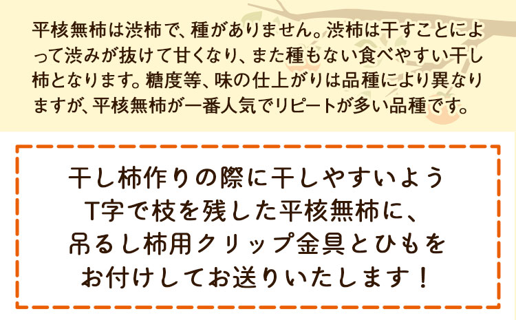 【2026年先行予約】T字枝付つるし柿用生渋柿 1.5〜2kg ふるさと農園《2026年10月中旬～11月上旬頃発送予定》---wsh_fsn1_10c11j_25_12000_2kg---