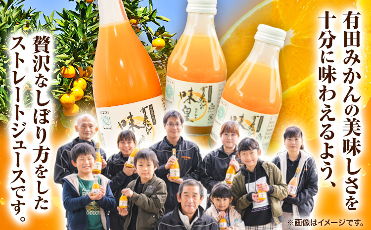 有田みかんの味皇180ml×12本入《90日以内に出荷予定(土日祝除く)》オレンジジュース有田みかん100%使用果樹園紀の国株式会社---wsh_kjumjak_90d_22_13000_12p---
