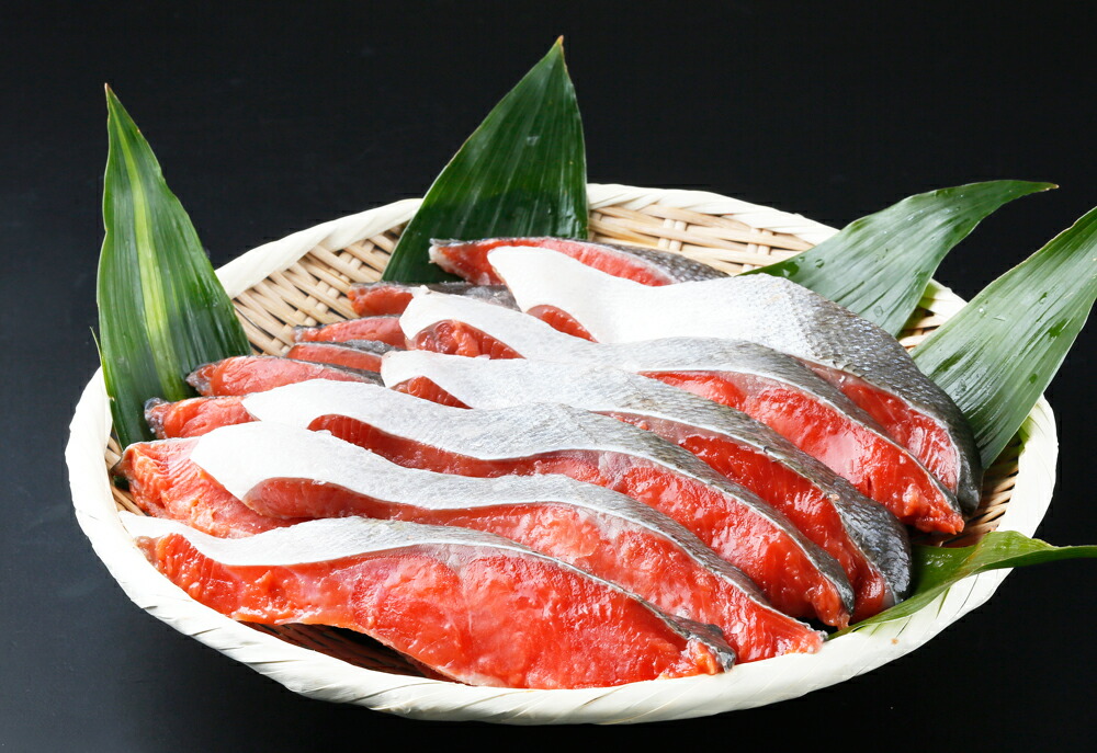 和歌山魚鶴仕込の天然紅サケ切身約1kg【uot715C】