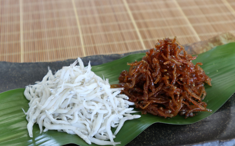 詰め合わせ２色「潮彩C」siosai（釜あげしらす240g・生炊き佃煮180g） / シラス おかず 由良町 海産 産地直送 お取り寄せ ギフト 贈答 和歌山【dig202】