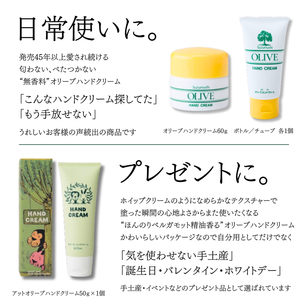 オリーブハンドクリーム３点セット【SM2】【smmr002】