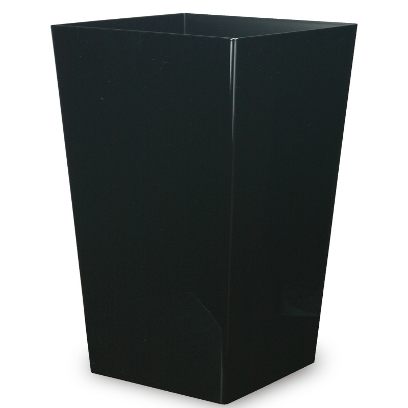 蒔絵調 ダストボックス M角 6.7L 紫陽花ブラック タツクラフト 【Tk141】【ttcf020】