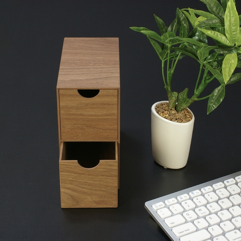 Bosk バスク ミニ収納ボックス S 2個セット【ブラック】 タツクラフト 【Tk238】【ttcf062】