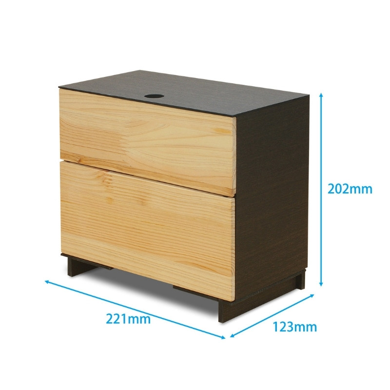 タツクラフト ひのき張り マスク収納ボックス 2段 【Tk273】【ttcf085】