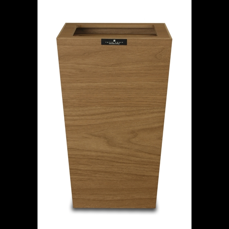 タツクラフト Bosk バスク ダストボックス スクエア 7Lブラウン 【Tk297】【ttcf106】