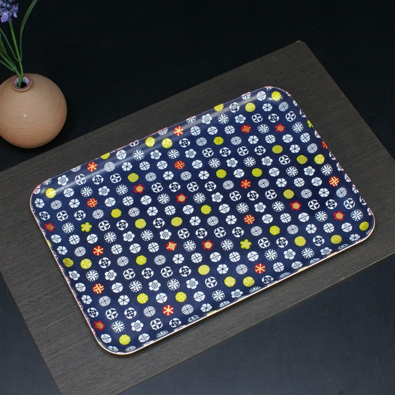 タツクラフト 友禅和紙トレー Ｍ 33cm 2枚セット 小花 小紋 【Tk310】【ttcf119】