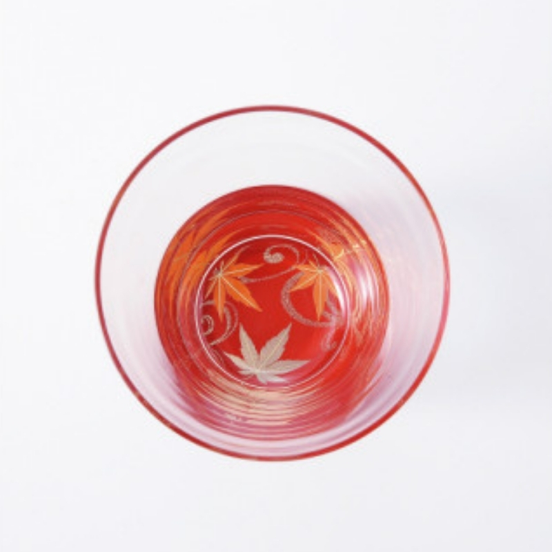 紀州漆器 タンブラーグラス 蒔絵 紅葉 ペア【YG64】【yma003】