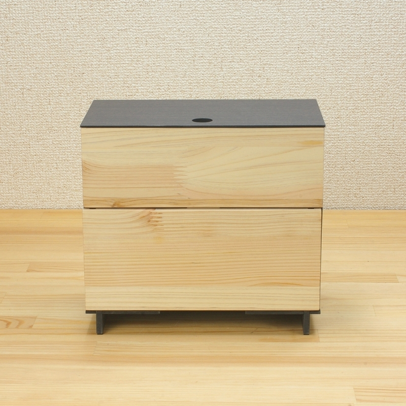 タツクラフト ひのき張り マスク収納ボックス 2段 【Tk273】【ttcf085】