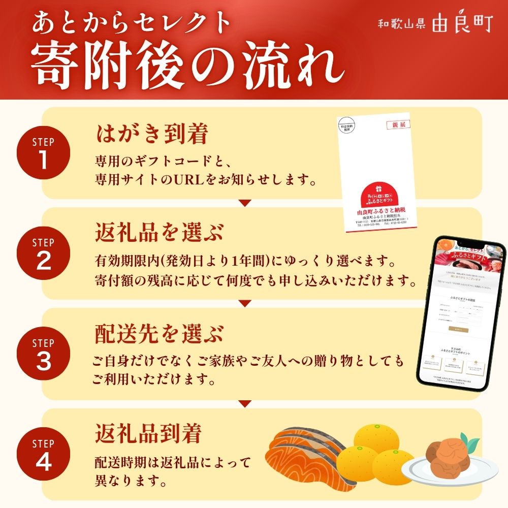 【ふるさとギフト】 あとからセレクト 【70万円】/ 選べる金額 みかん まぐろ 梅干し 梅酒 牛肉 しらす こめ油 海鮮 柑橘 フルーツ 訳あり 駆け込み 和歌山 由良町【atokara021】