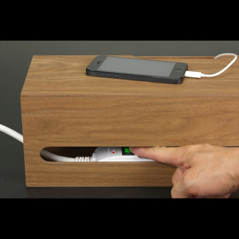 Bosk バスク ケーブルボックス Lブラック タツクラフト 【Tk13】【ttcf009】