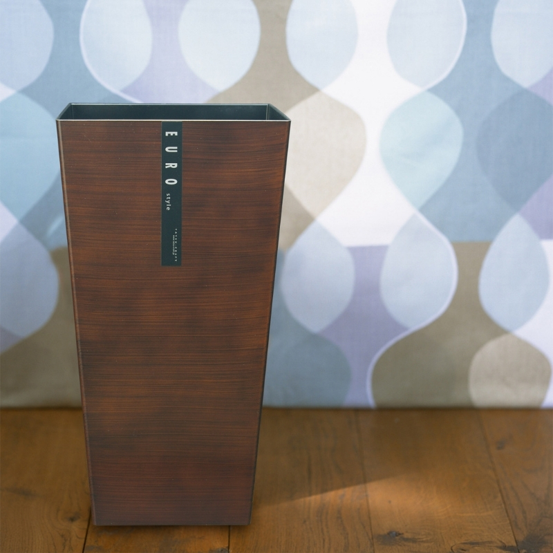 ユーロスタイルBOX Ｍ角 6.7L 2個組チーク タツクラフト 【Tk123】【ttcf016】