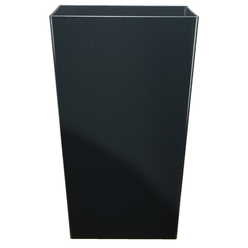 蒔絵調 ダストボックス M角 6.7L 紫陽花ブラック タツクラフト 【Tk141】【ttcf020】