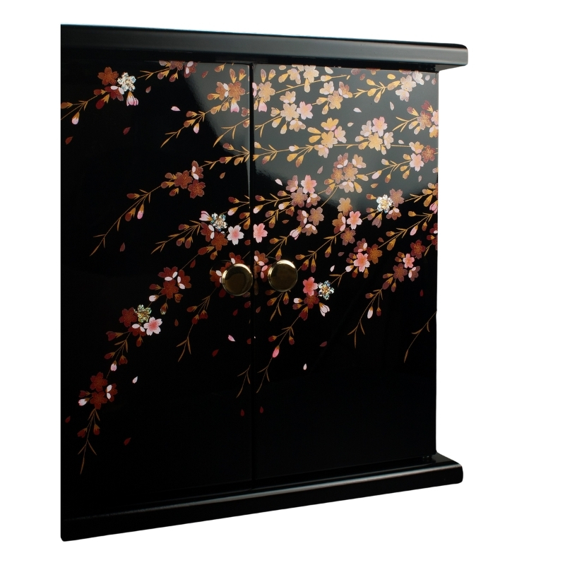 タツクラフト 紀州塗り ミニ仏壇 雅 大 紫陽花 【Tk169】【ttcf041】