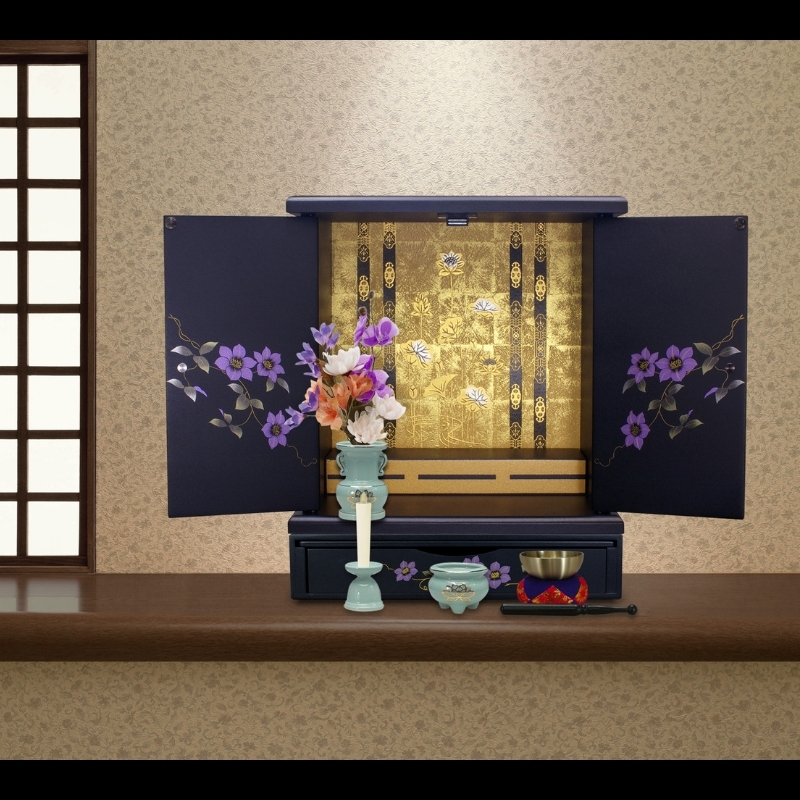 タツクラフト 紀州塗り ミニ仏壇 大 鉄仙 【Tk240】【ttcf065】