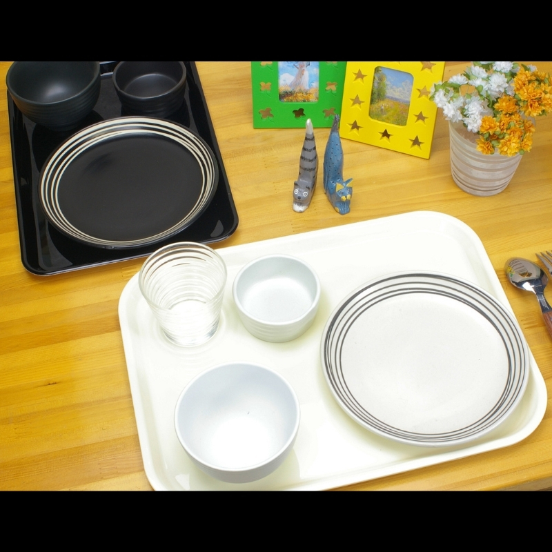 カラフルピノトレー L 39cm 木目 2枚組 タツクラフト 【Tk58】【ttcf014】