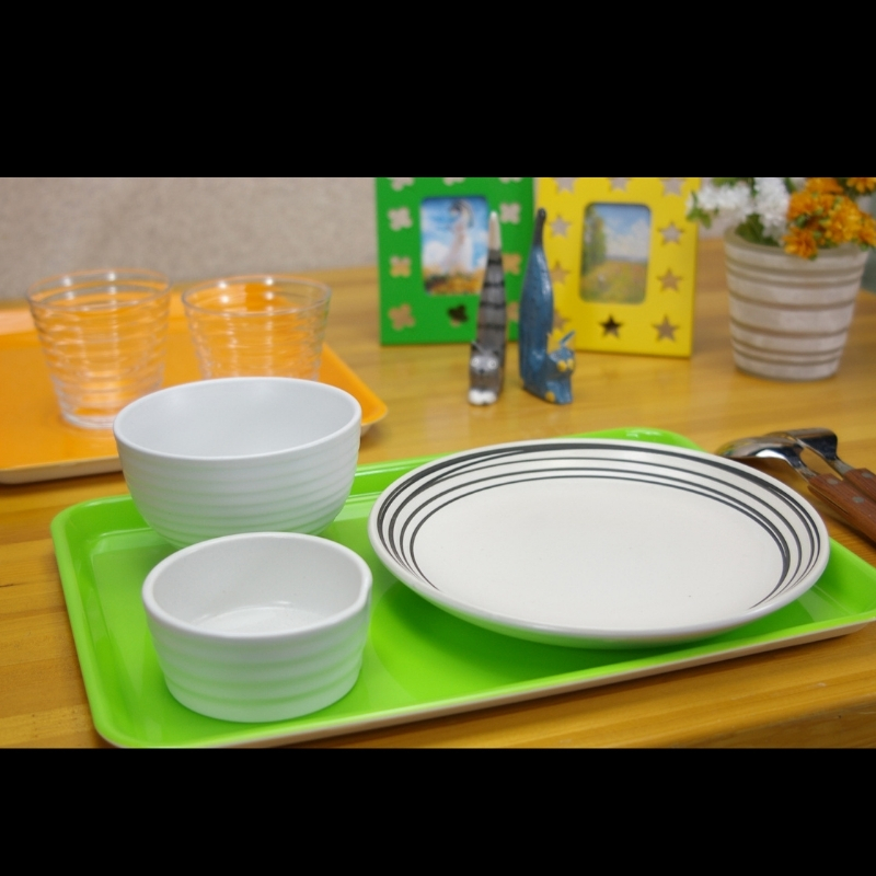 カラフルピノトレー L 39cm 木目 2枚組 タツクラフト 【Tk58】【ttcf014】