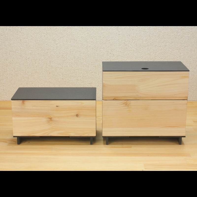 タツクラフト ひのき張り マスク収納ボックス 2段 【Tk273】【ttcf085】