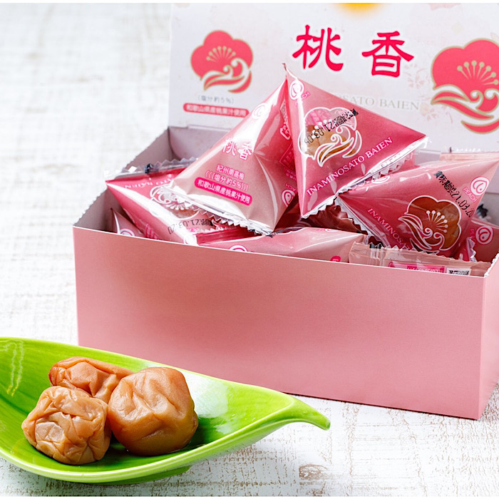 紀州南高梅 桃風味梅干（桃香）テトラピロー 12個入り 【US50】【uts026】