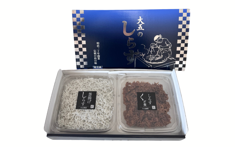 詰め合わせ２色「潮彩C」siosai（釜あげしらす240g・生炊き佃煮180g） / シラス おかず 由良町 海産 産地直送 お取り寄せ ギフト 贈答 和歌山【dig202】