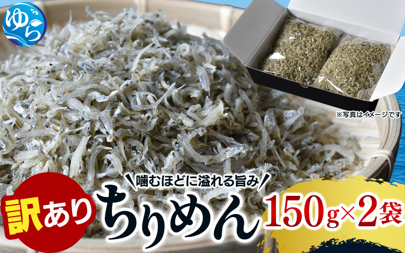 わけありちりめん 300g / ちりめん ちりめんじゃこ 国産 冷蔵 化粧箱入り 魚 お魚 さかな 食品 和歌山県 由良町【uoms011】