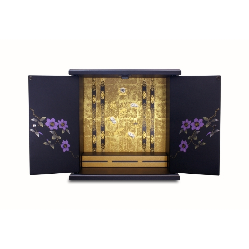 タツクラフト 紀州塗り ミニ仏壇 小 鉄仙 【Tk239】【ttcf064】