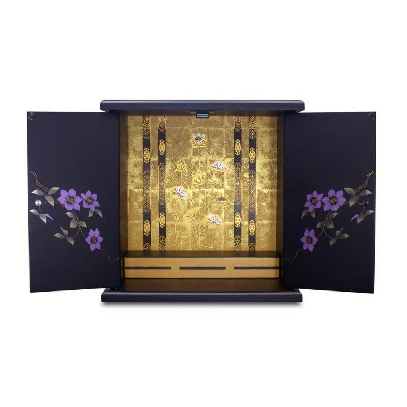 タツクラフト 紀州塗り ミニ仏壇 大 鉄仙 【Tk240】【ttcf065】