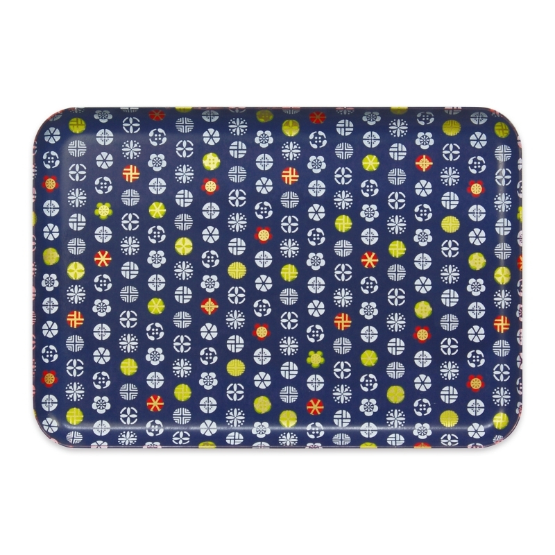 タツクラフト 友禅和紙トレー Ｍ 33cm 2枚セット 小花 小紋 【Tk310】【ttcf119】