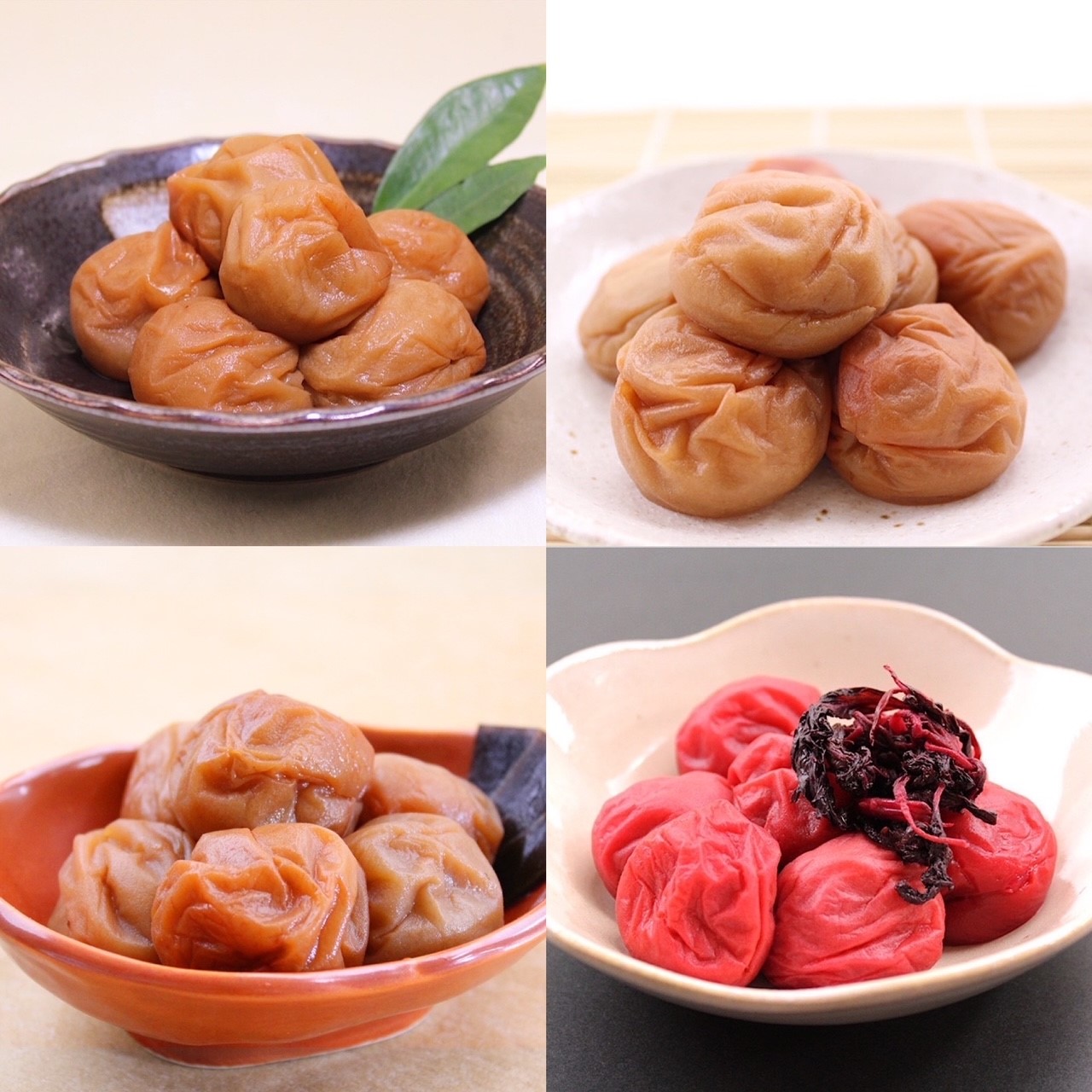 和歌山 紀州南高梅 食べ比べお試しセット 60g×４種類 【US51】【uts031】