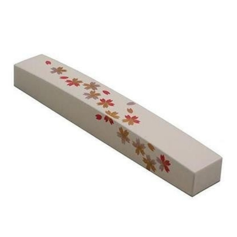 紀州漆器 文鎮 ペーパーウェイト 長型 白 桜【YG148】【yma314】