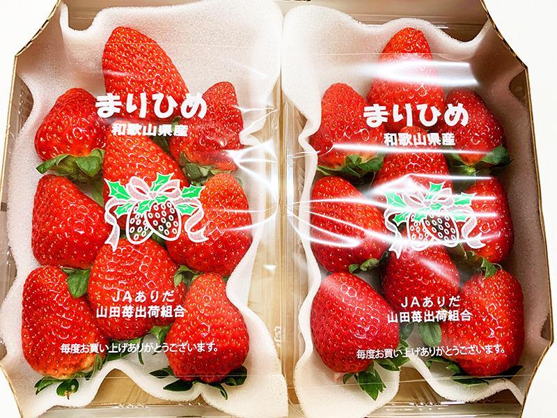 紀州和歌山ブランドいちご「まりひめ」約280g×2P【2026年1月上旬頃～2026年2月下旬頃に順次発送】【UT38】