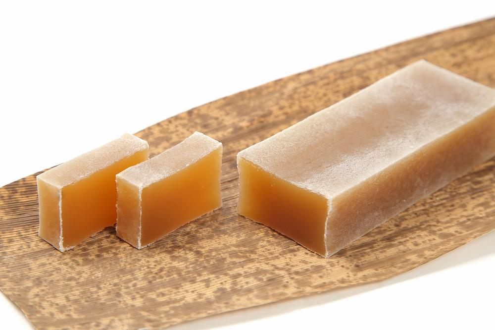 本竹皮包み羊羹　柚子羊羹