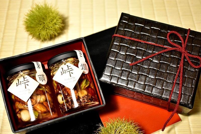 ナッツの蜂蜜漬 峠プレミアム2種セット【萌(MOE)】【爛(RAN】 【SW16】