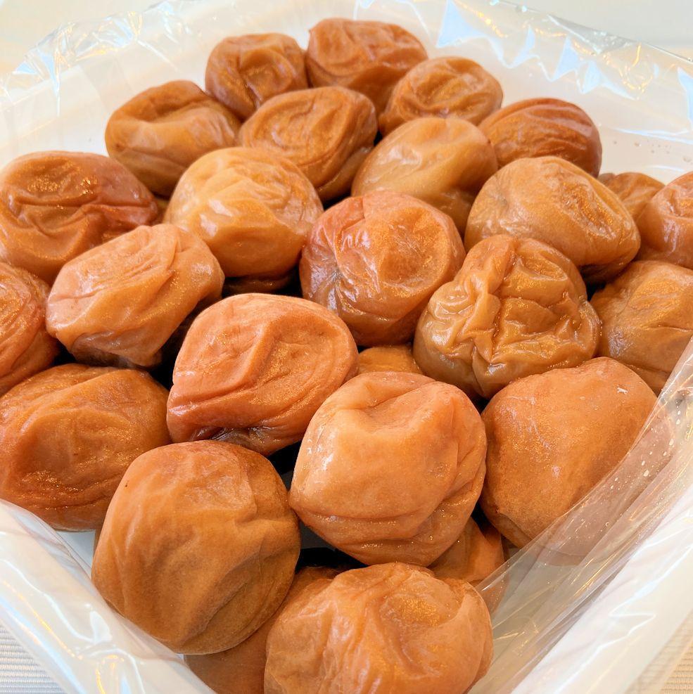 紀州南高梅（白干し）梅干し2kg 昔ながらのしょっぱい梅干し【無添加】