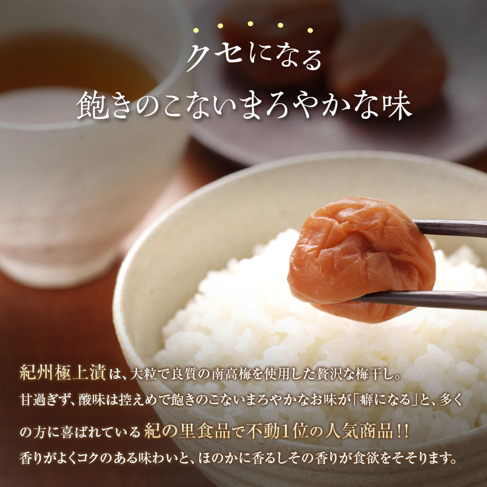 梅干し 紀州南高梅 紀州極上漬 450g［Kn14］