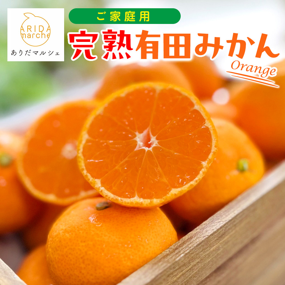 ［先行予約］ご家庭用 完熟 有田みかん 5kg［2026年12月発送予定］訳あり 農家直送［MS31-2］