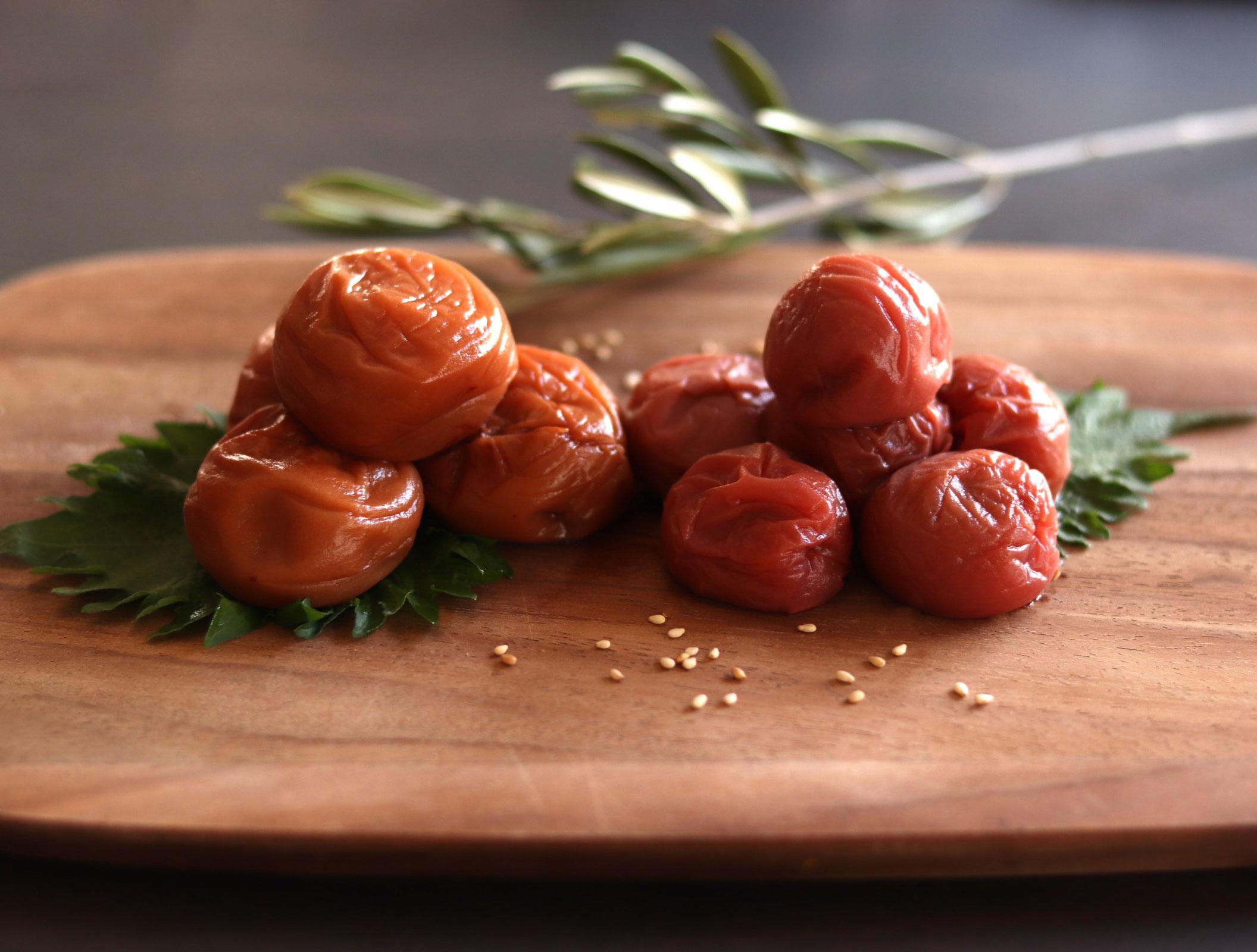 和歌山県紀州南高梅つぶれ  はちみつ漬け＆しそ漬け 訳あり 500g×2 agrjpn005A