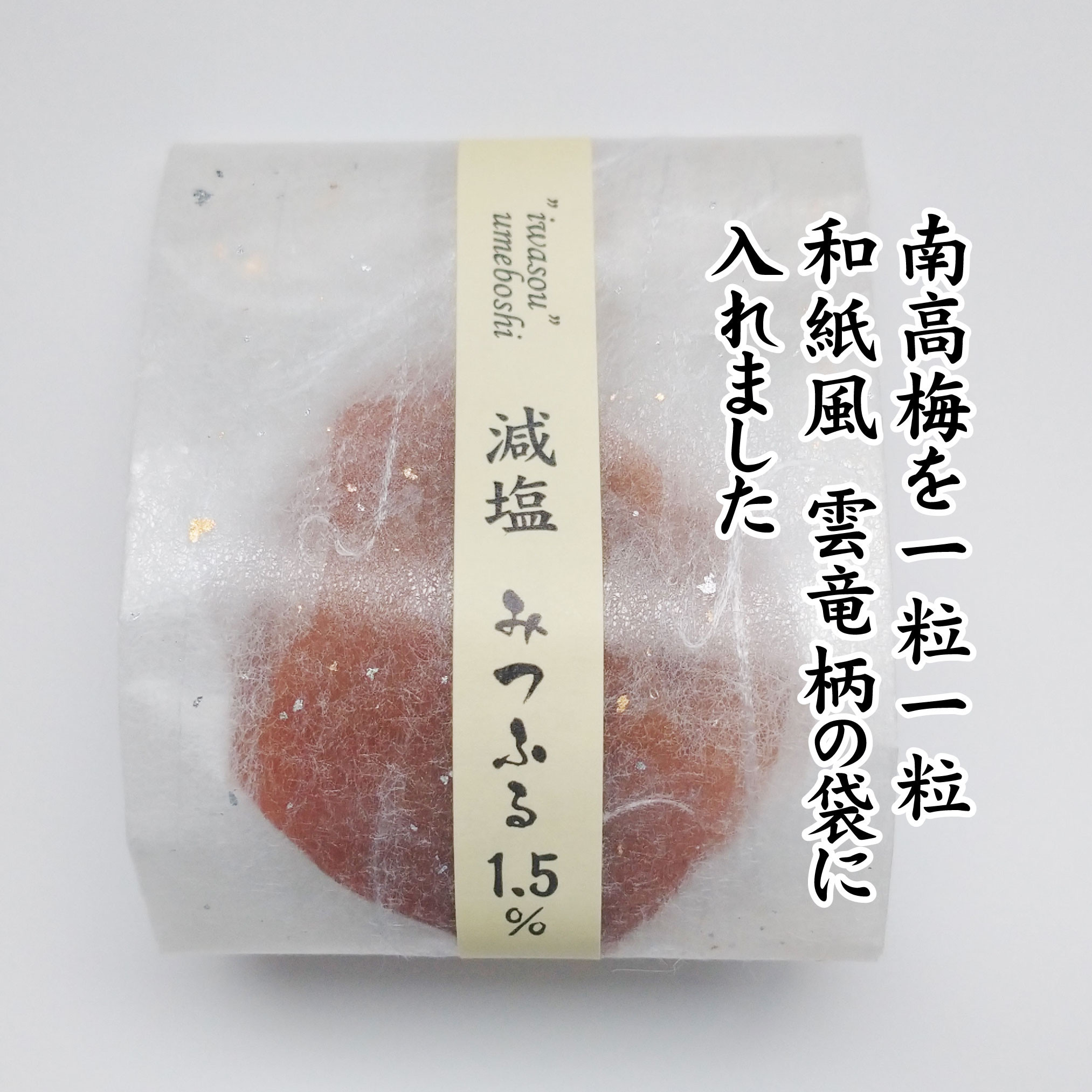 紀州産南高梅 みつふる12粒入り 減塩1.5% tnht002A
