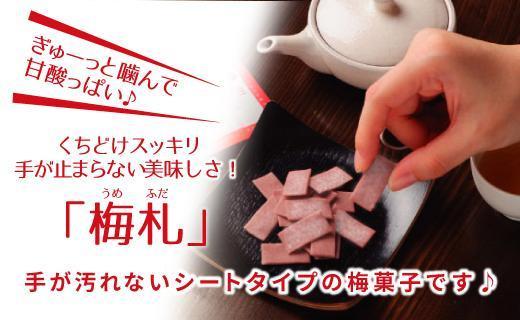 紀州梅札 14g×30袋　梅づくり100年「紀州ほそ川」の梅お菓子　hoso005A