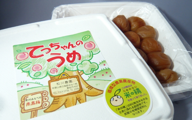 てっちゃんの梅(しそ漬け梅) 1kg 塩分 17%【matunou003A】