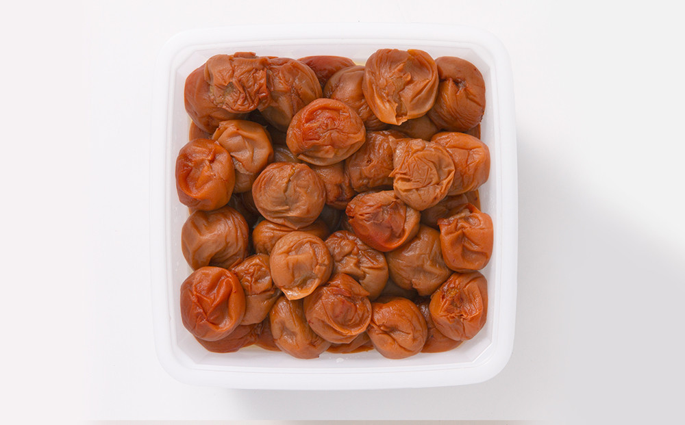 紀州はちみつ梅つぶれ梅 （塩分約8%）1.2kg yplu024