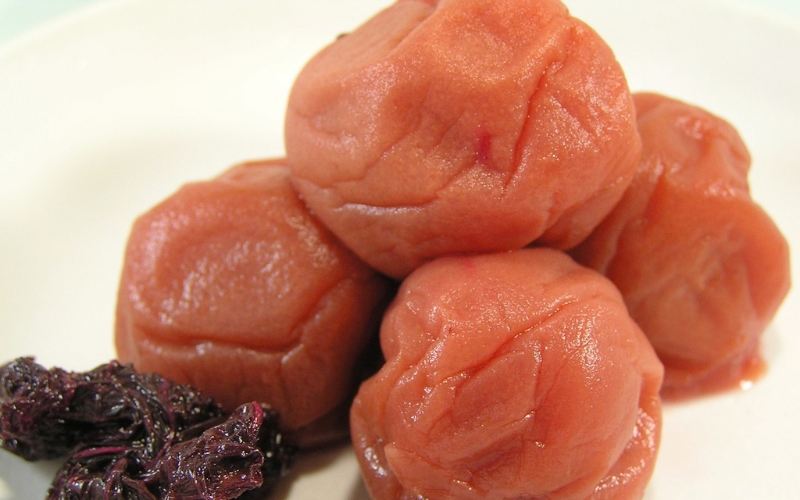 てっちゃんの梅(しそ漬け梅) 1kg 塩分 17%【matunou003A】