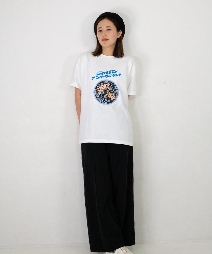 みなべ町 マンホールTシャツ【Mサイズ・白】jpnug002-2A