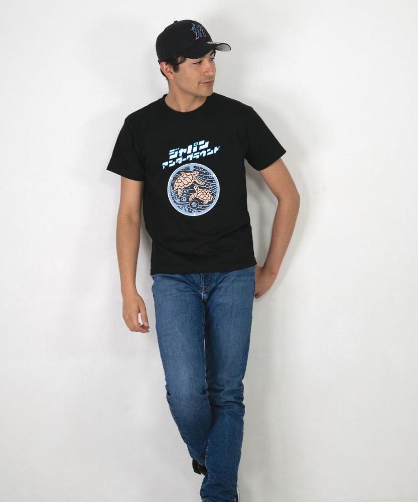 みなべ町 マンホールTシャツ【Lサイズ・黒】jpnug002-7A