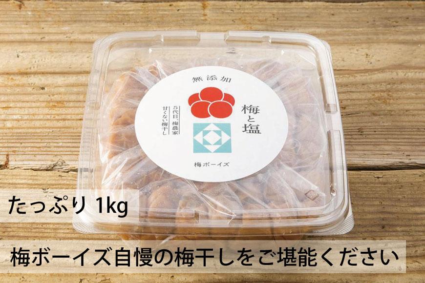 【無添加梅干し】ミネラル豊かな天日塩だけで漬けた梅干し／南高梅　umehkr005A