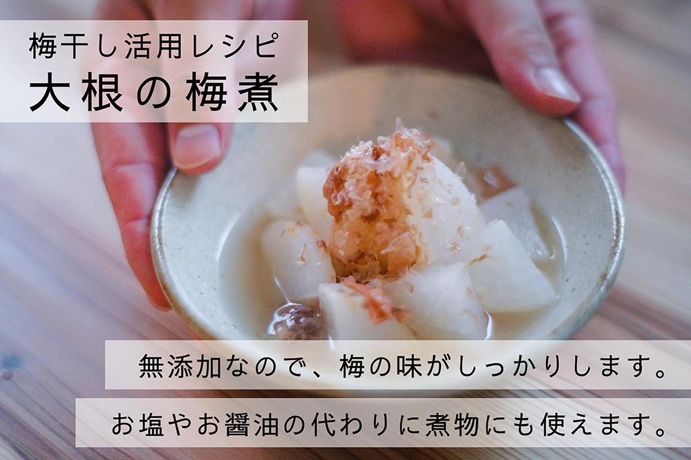 【お試し・無添加梅干し】梅干し（天日塩漬け、紫蘇漬け 各280g×1パック）、白梅酢1本セット ／ 南高梅　umehkr008A