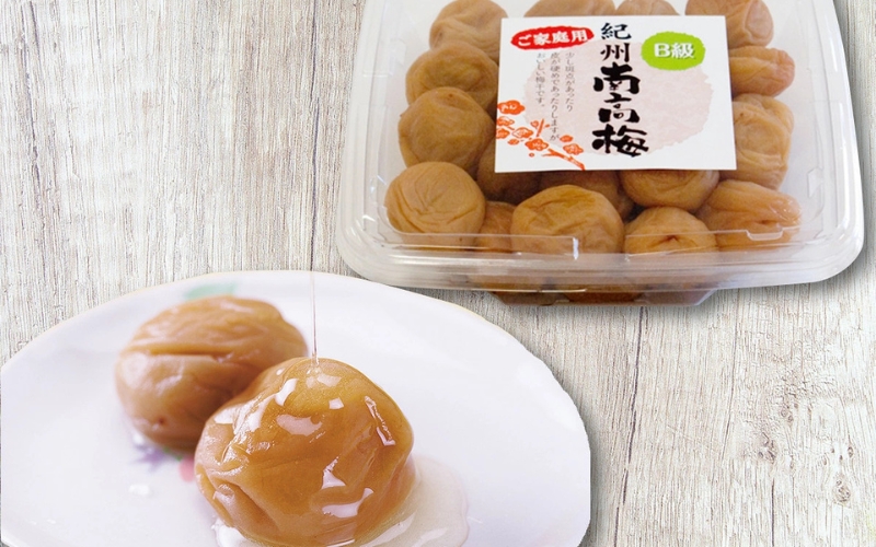 紀州南高梅　家庭用B級　食べくらべセット 【sekifz031B】